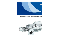 MSD - Axially Split Multistage Pump Brochure