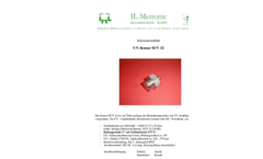 IL-Metronic - Model SUV 32 series - UV Sensor  Brochure