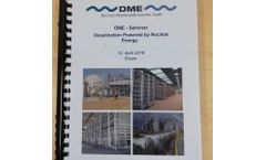 Seminar - Desalination Powered by Nuclear Energy