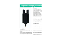 Seapoint - Chlorophyll Fluorometer - Datasheet