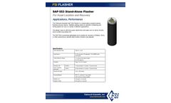 FSI - Model SAF-553 - Stand-Alone Flasher for Asset Location and Recovery - Brochure