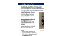 FSI - Model ACM-PLUS - Selectable 2 or 3 Dimensional Current Meter - Brochure