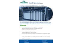GWT - Custom Built Ultrafiltration Membrane Treatment Systems - Datasheet