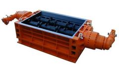 SatrindTech - Model T20/200 - T30/400 Power 200 HP - 2 Shaft Waste Crushers