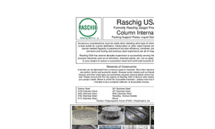 Raschig - Column Internals - Packing Support Plates, Liquid Distributors - Brochure