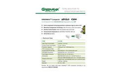 APOLO - Model C100 - Polystyrene Foam Compactor Brochure