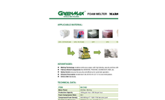 MARS - Model C100 - Plastic Foam Melting Machine Brochure