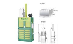 GREENMAX - Model B-V - Vertical Baler