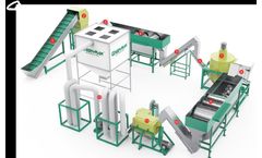 GREENMAX - Model Triton - Washing Recycling Line for EPS Food Trays