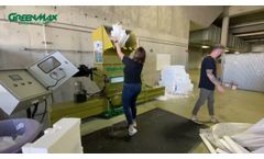 GREENMAX Styrofoam Compactor A-C100 is Used to Recycle Styrofoam Packaging