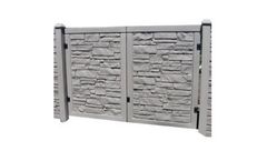 EKO - Versatile Stone-Imitation Fence for Noise Reduction and Fire Safety
