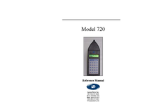 Model 720 - Sound Level Meter Operation Manual