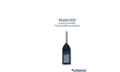 Model 820 User Manual Brochure