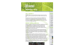 BiOWiSH- Agronomy Products Overview - Brochure