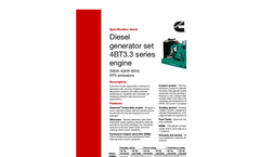 4BT3.3 Series Power Generation Generators Spec Sheet