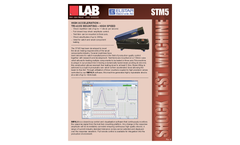 Model STM5 - Shock Test Machine - Datasheet