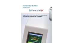 Millenium - Model HX - Portable Dialysis Water System Brochure