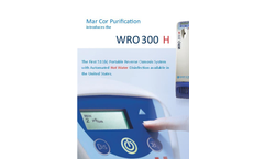 WRO - 300 H - Portable Dialysis Water System Brochure