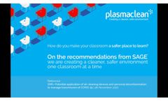 On Recommendation from SAGE, We are Creating a Cleaner, Safer Environment; One Classroom at a Time - Video