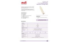 mdi AseptiSure - Model KS - Cartridge Filters - Brochure