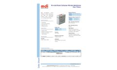 mdi - Pre-sterilized Cellulose Nitrate Membrane Disc Filter - Brochure