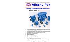 ModeAlbany - Model GA - General Purpose Pump Brochure
