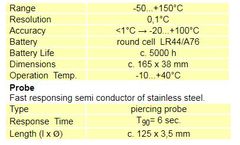Amarell - Model E 905 100 - Electronic Standard Thermometers