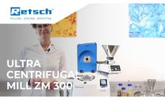 Ultra Centrifugal Mill ZM 300 - Introduction - Video
