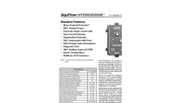 AquFlow HydroDrive - AC Variable Frequency Drive Brochure