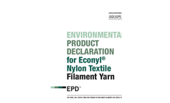 EPD for ECONYL Yarn