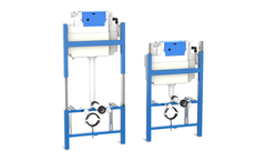 Thomas Dudley - Model 325685 - Wall-Hung WC Pan Support Frame with Vantage Cistern