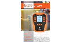 CorDex - UT500 - NDT Metal Thickness Measurement Ultrasonic Tester Brochure