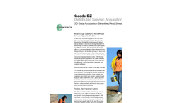 Geometrics Geode DZ Seismic Recorder Datasheet