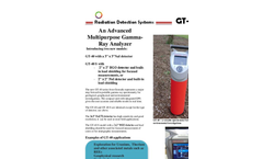 Georadis GT-40 Gamma Ray Spectrometer Datasheet