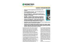 Geometrics G-824A Caesium Vapour Magnetometers Datasheet