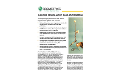 Geometrics G-862 Caesium Vapour Magnetometers Datasheet