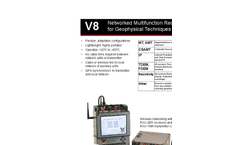 Model V8 - Networked Multifunction Receiver for EM Techniques - Datasheet