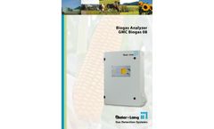 Bieler-Lang - Model GMC Biogas 08 - Biogas Analyzer - Brochure