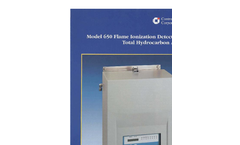 Model 650 FID - Flame Ionization Detector (FID) Total  Hydrocarbon Analyzer - Brochure