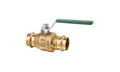 Cimberio - Model Cim 1220CRNL - Lead-Free Brass Press Ball Valve with Steel Lever