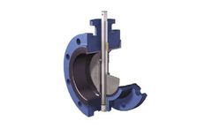 Duvalco - Model BA Series - Bonded Liner, Double Flange Butterfly Valve