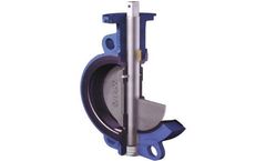 Duvalco - Model MSJ Series - Wafer - Bonded Liner, Semi Lug Butterfly Valve