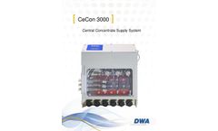 Model CeCon 3000 - Central Concentrate Supply System Brochure