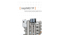 nephRO - Model TP - Central Reverse Osmosis System– Brochure