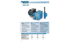 Osip - Model DW-JET - Deep-Wells Domestic Electropumps - Brochure