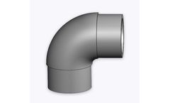 Plastek - Model G90 - 90° Elbow with elongated spigots for electrofusion welding