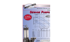 WEBTROL - Model V Series - Effluent Pumps Brochure