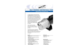 WEBTROL - Stainless Steel Self Priming Centrifugal Pump Datasheet