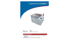 CORE - Model 1 - Semi-Automatic Laminator Brochure