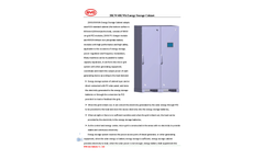 BYD - Model 20kW/40kWh - Energy Storage Cabinet - Datasheet